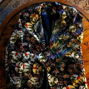 Cynthia Rowley | Tropical Business Blazer